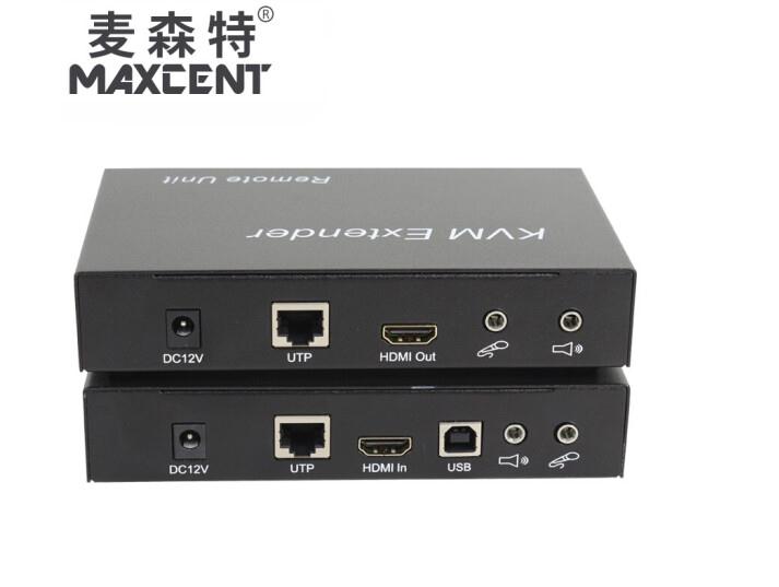 麥森特(MAXCENT)SKH-5150 KVM延長器USB鍵鼠HDMI網線傳輸150米4K無壓縮 HDMI KVM延長器 SKH-5150